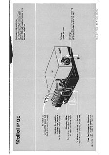 Rollei P 35 manual. Camera Instructions.